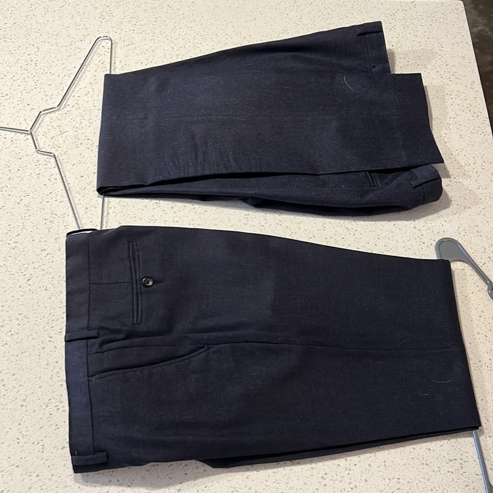 Wallin & Bros Navy Wool Suit | Comes with two pairs of matching pants - Picture 12 of 14